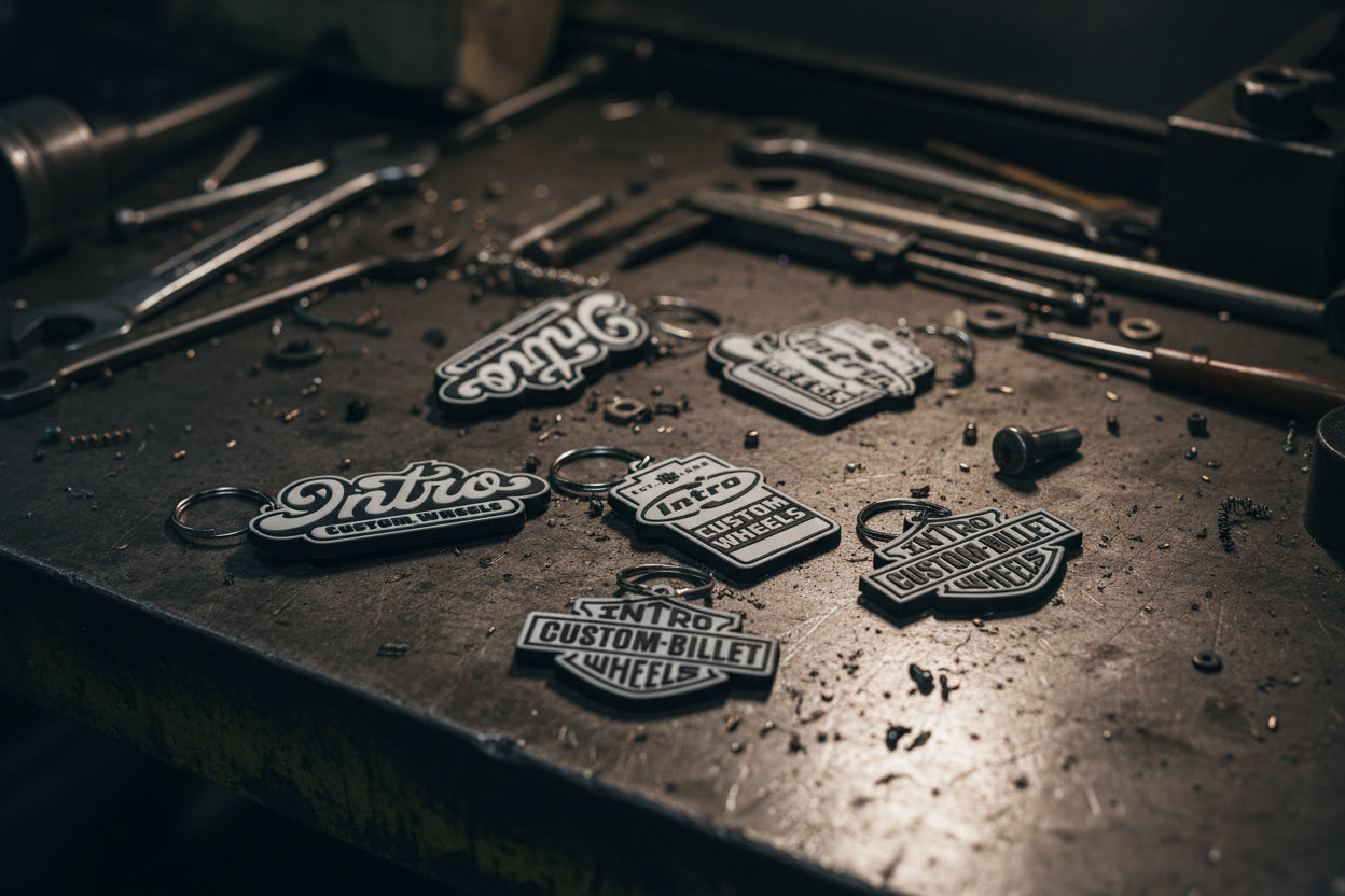 Brushed Acrylic Keychains