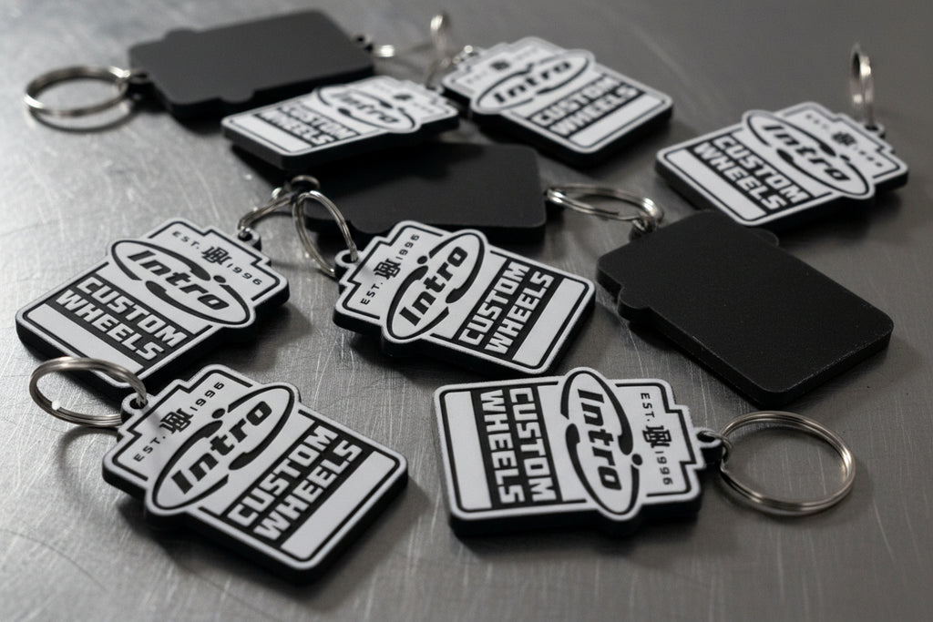 Brushed Acrylic Keychains