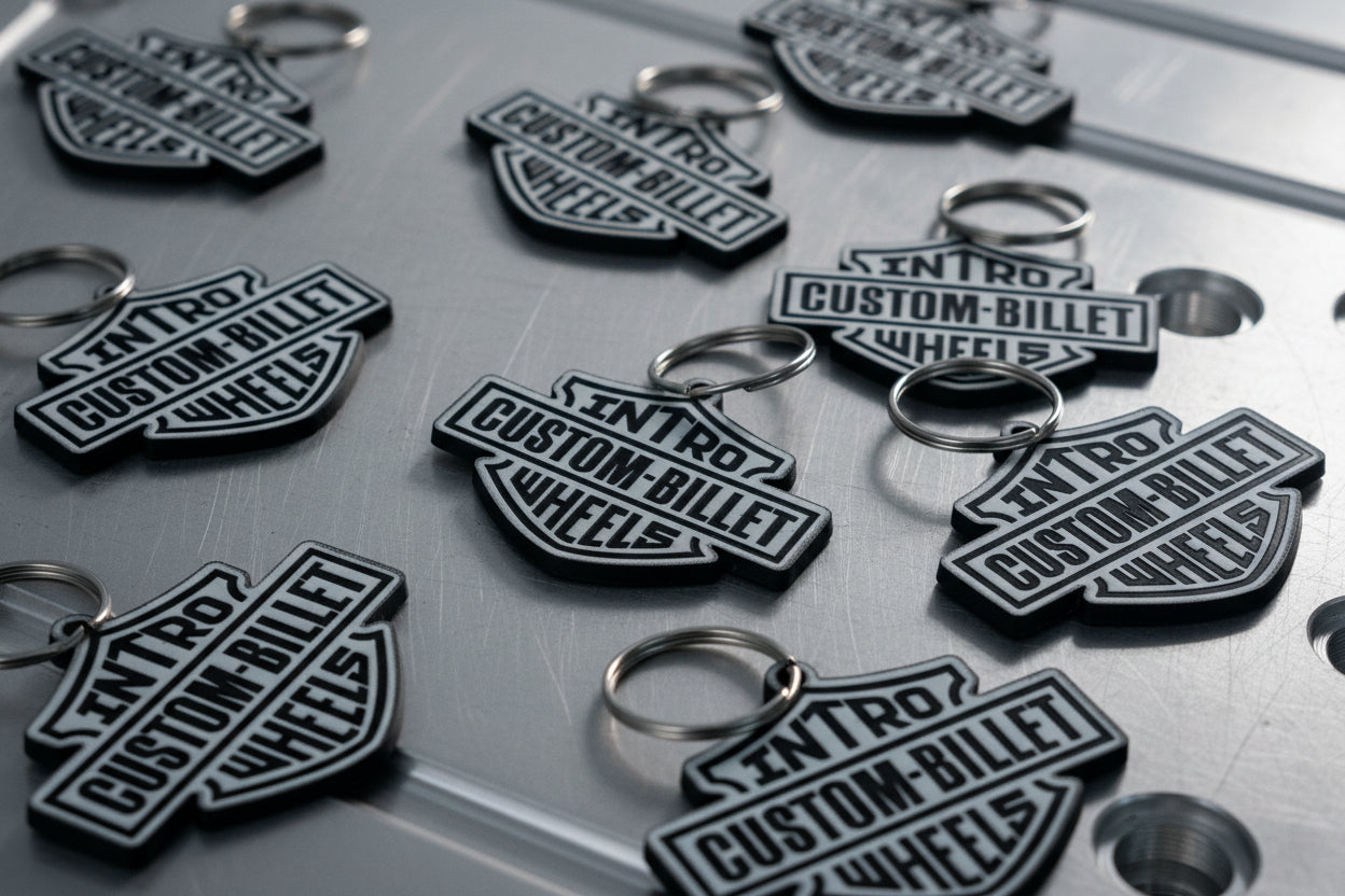 Brushed Acrylic Keychains
