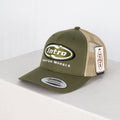 Moss/Khaki 5 Panel Retro YP Trucker (CURVED)