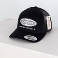Black 5 Panel Retro YP Trucker (CURVED)