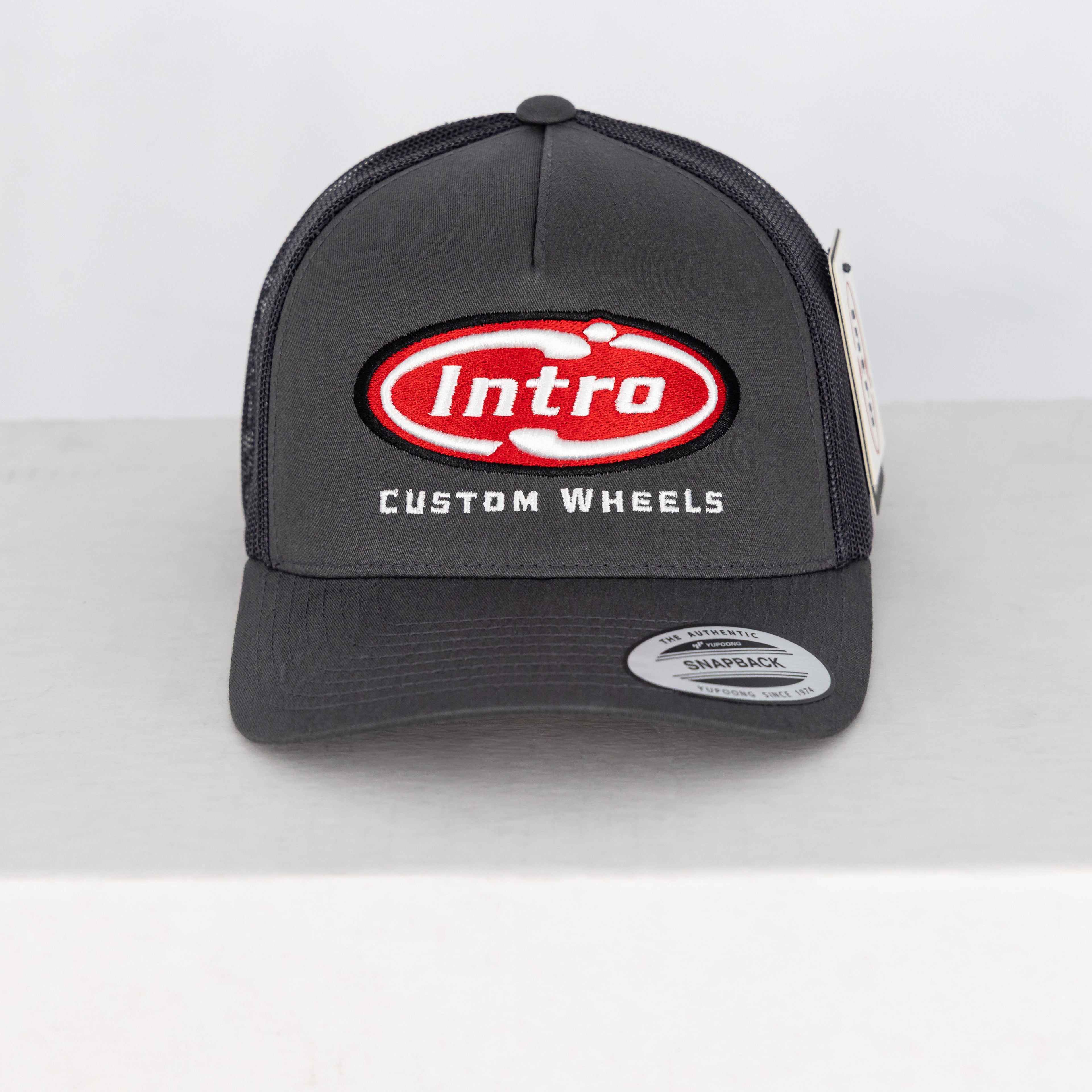 Charcoal 5 Panel Retro YP Trucker (CURVED)